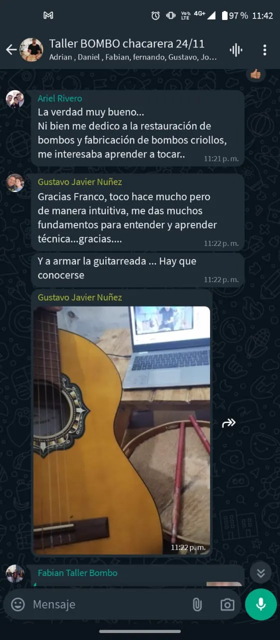 Testimonio de alumno 1
